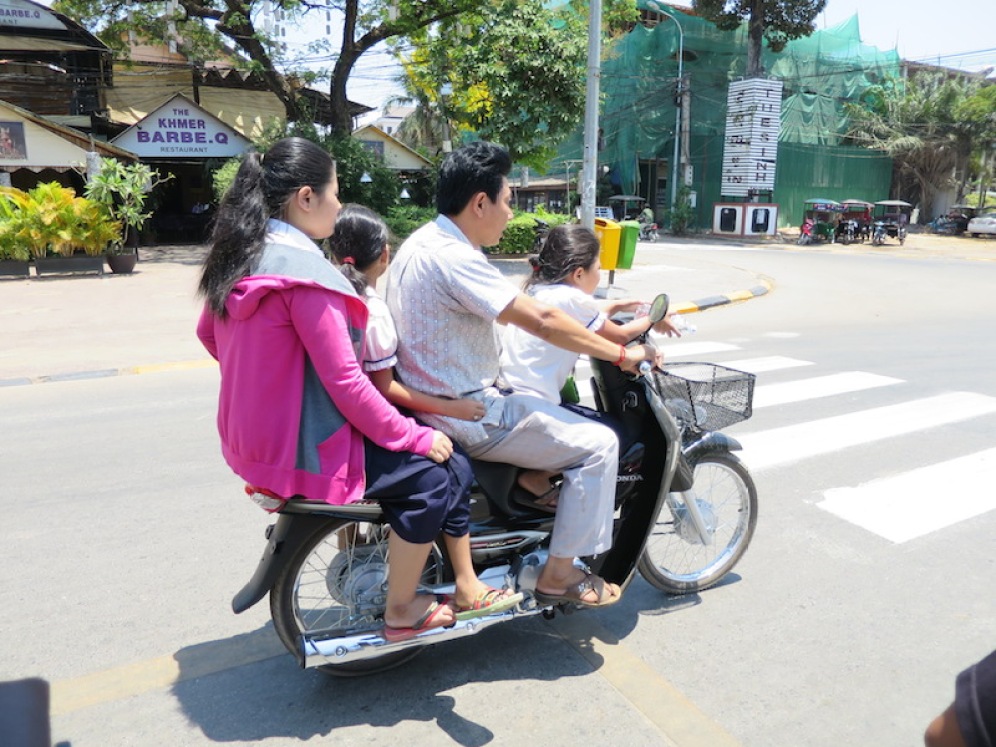 Just the usual 'family of four on a motorbike' sighting
