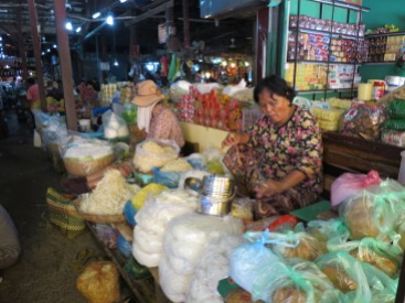 Ladies selling noodles at the Old Market